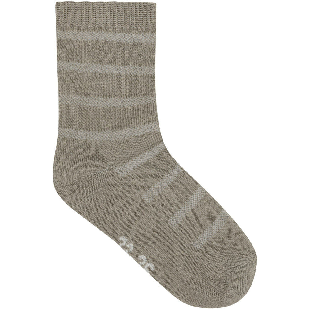 Køb Minymo Night Gray Strømper M/ Strik 5-Pack