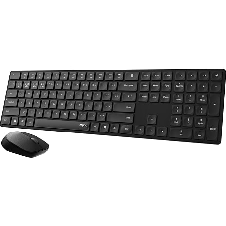 Rapoo 8020M trådløst keyboard og mus