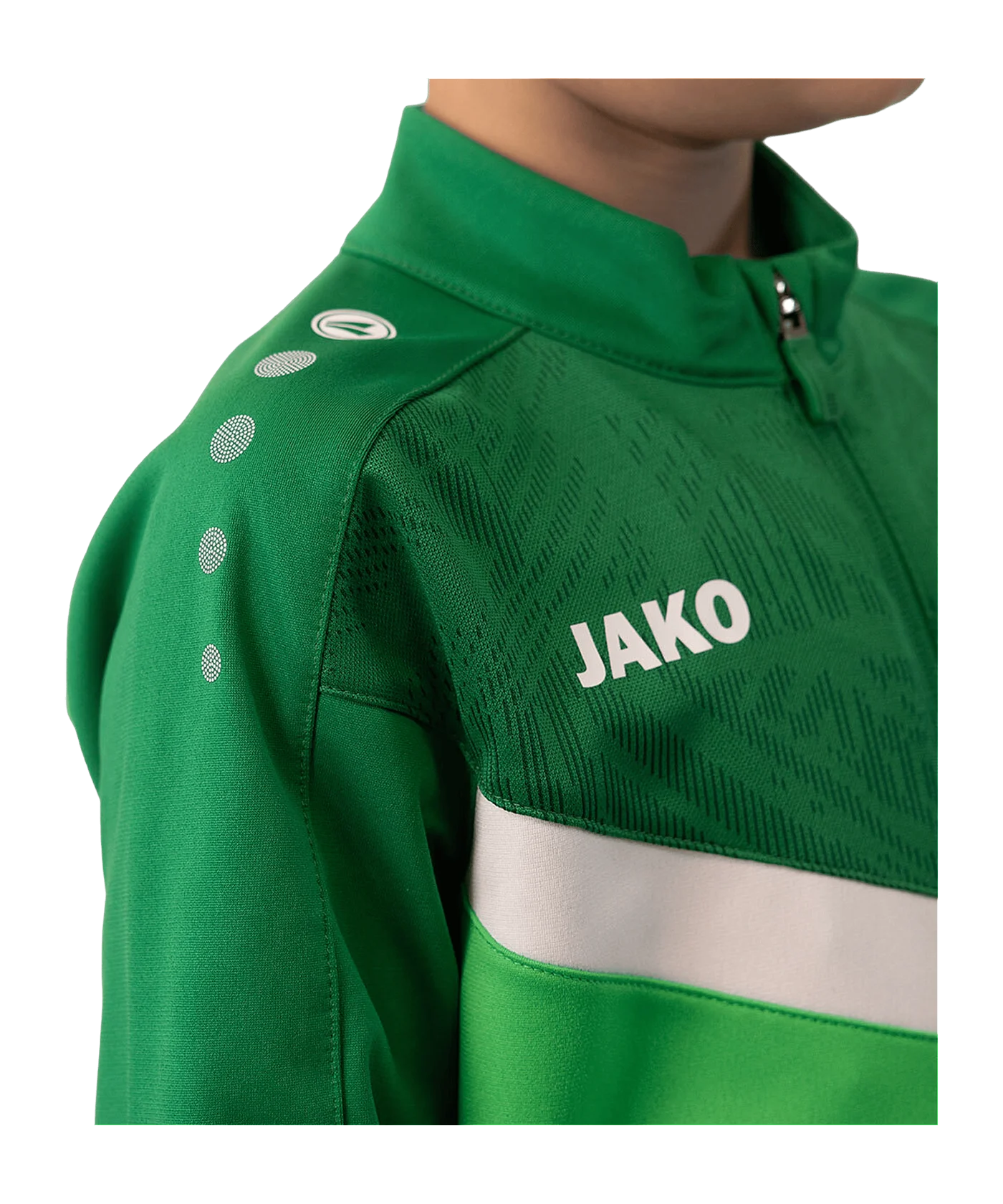 JAKO Iconic Polyester Jacke Kids Grün F222