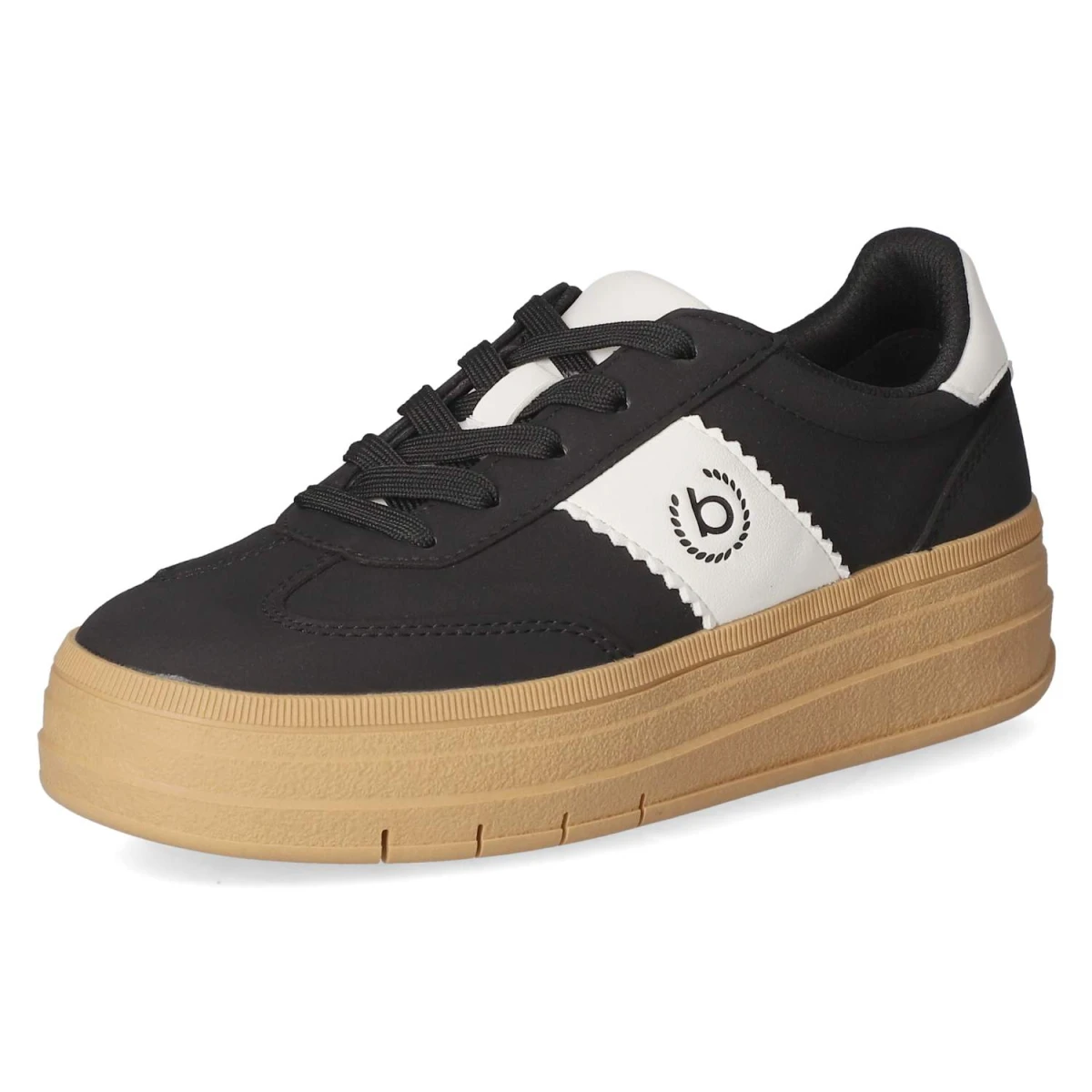 BugattiLow Sneaker YAS - Black/White