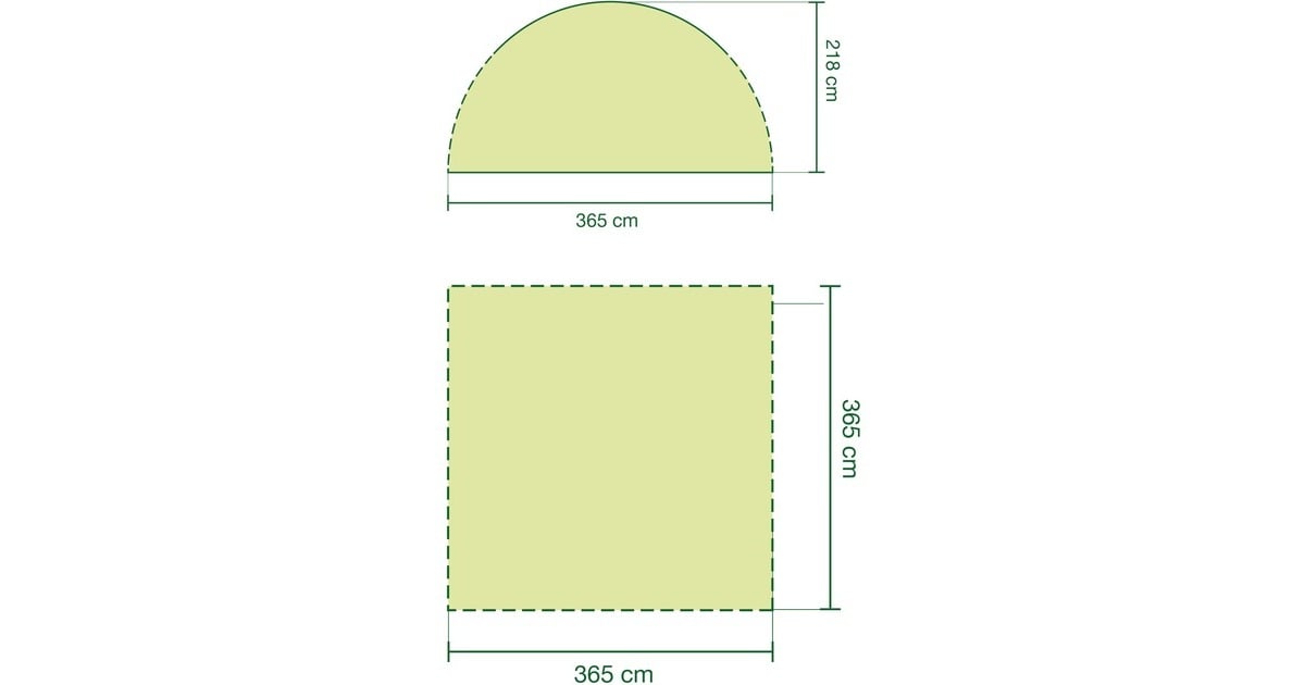 ColemanCO Pavillon Event Shelter  3,65m x 3,65m paviljoen  (Lichtgrijs/grijs)