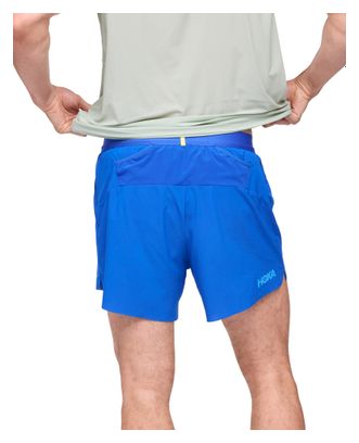 Short slipé Hoka Glide 5in Bleu Homme