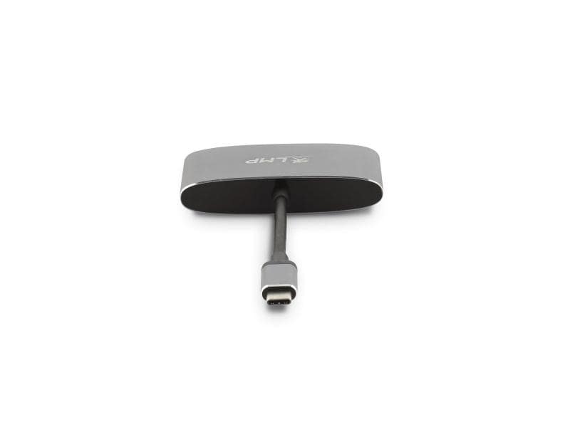 LMP Multiadapter USB-C - HDMI USB 3.0 Spacegrau Schnittstellenerweiterung für USB Typ C Geräte