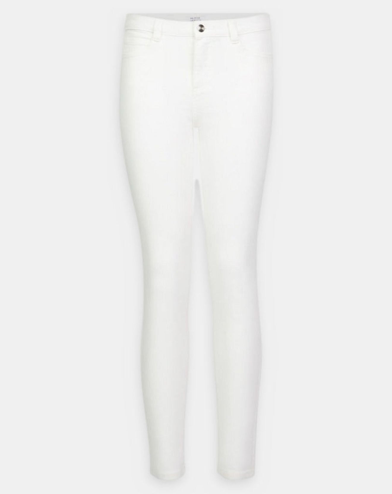 Galeries Lafayette Jean Slim en Toile de coton Ella blanc
