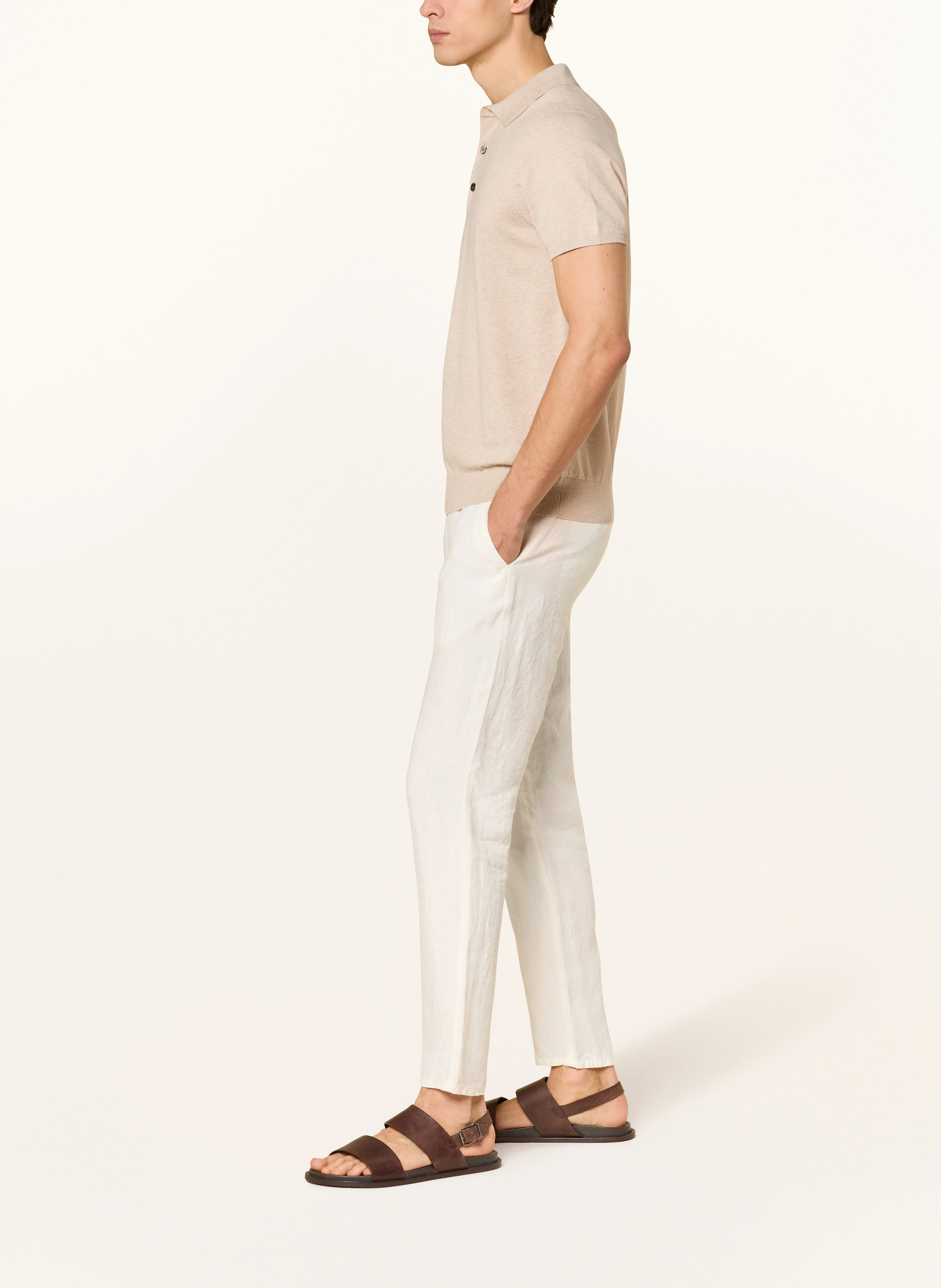 BRAX Leinenhose FABIO JOK im Jogging-Stil Regular Fit