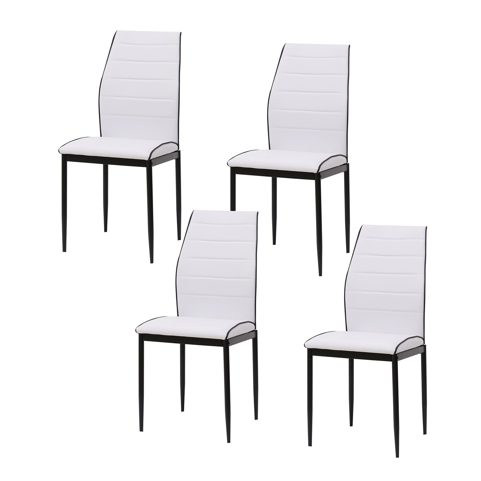 HTI-Living Stuhl Madison PU Weiß