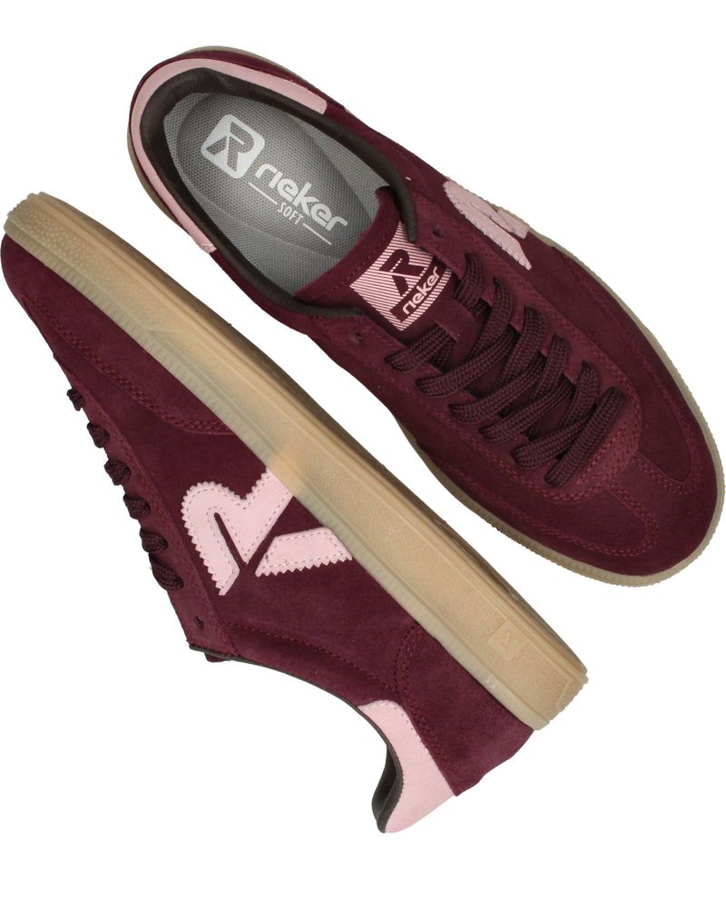 Rieker Sport Sneakers Rood Dames