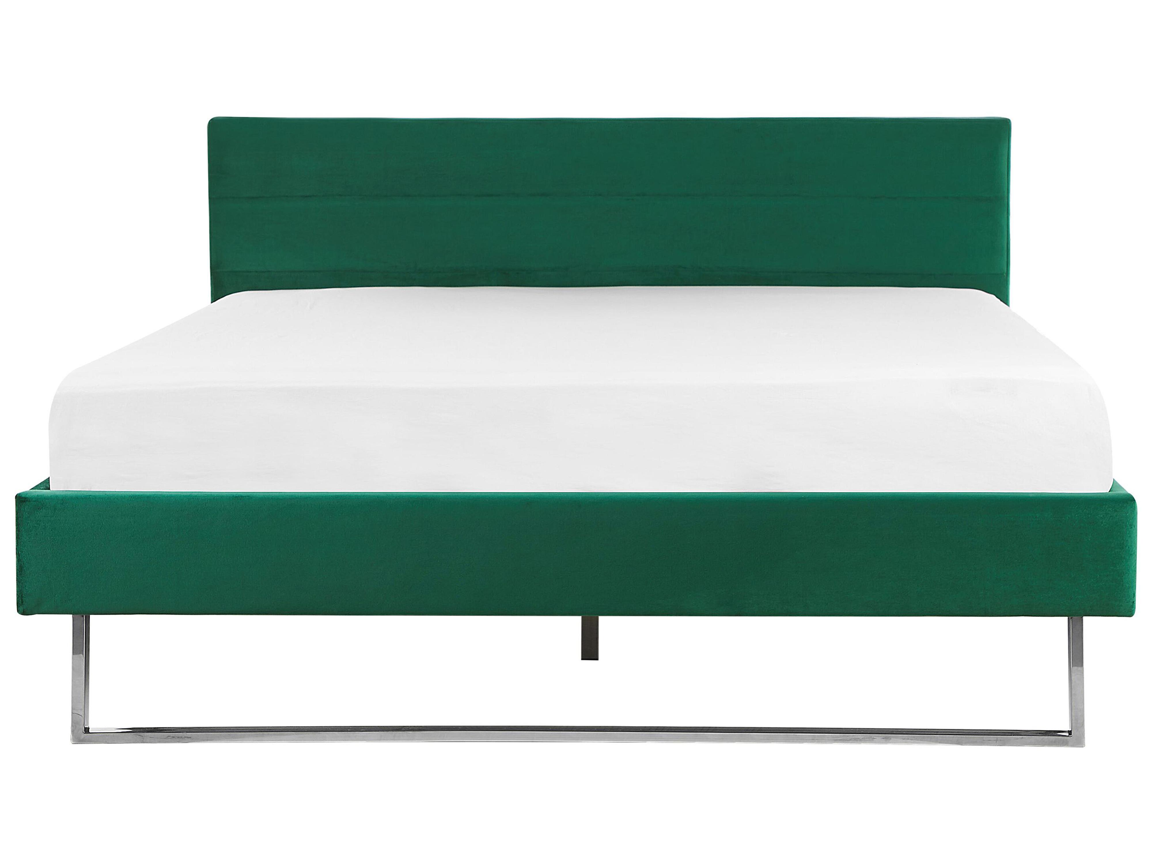 Bed Fluweel BELLOU 180 x 200 cm Groen