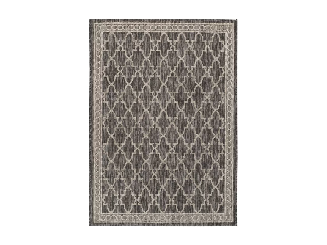 Tapis Black & Beige 122 X 170 cm - Aisling