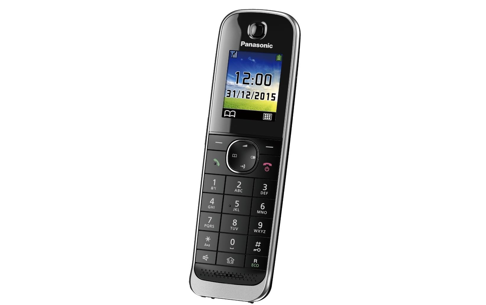 Schnurlostelefon KX-TGJ310SLB SchwarzElegantes und luxuriöses digitales Schnurlostelefon