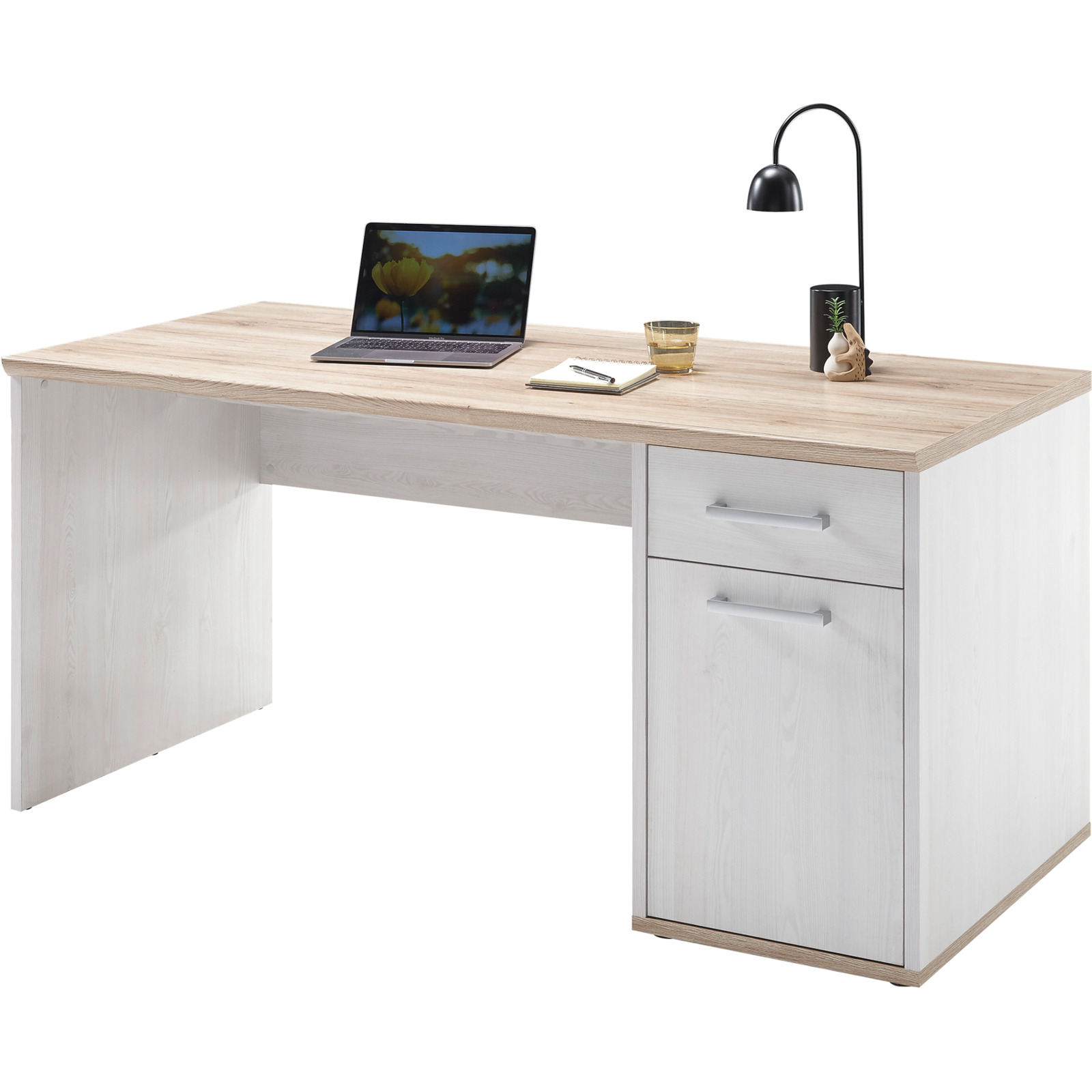 Schreibtisch Chalet Dekor Sibiu Lärche Eiche 160 x 76 x 73 cm