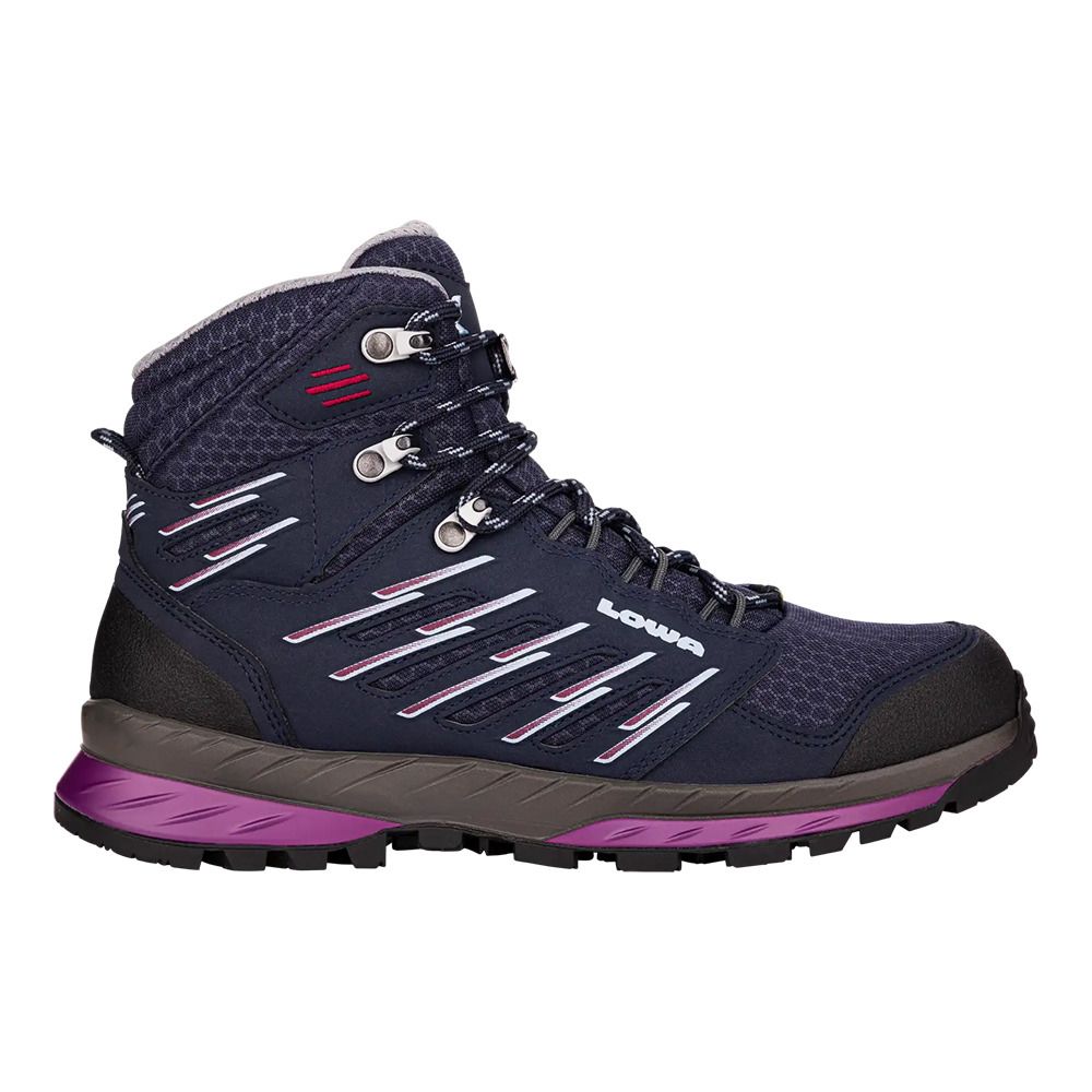 Lowa TREK EVO GTX MID - Chaussures randonné Femme navy/berry