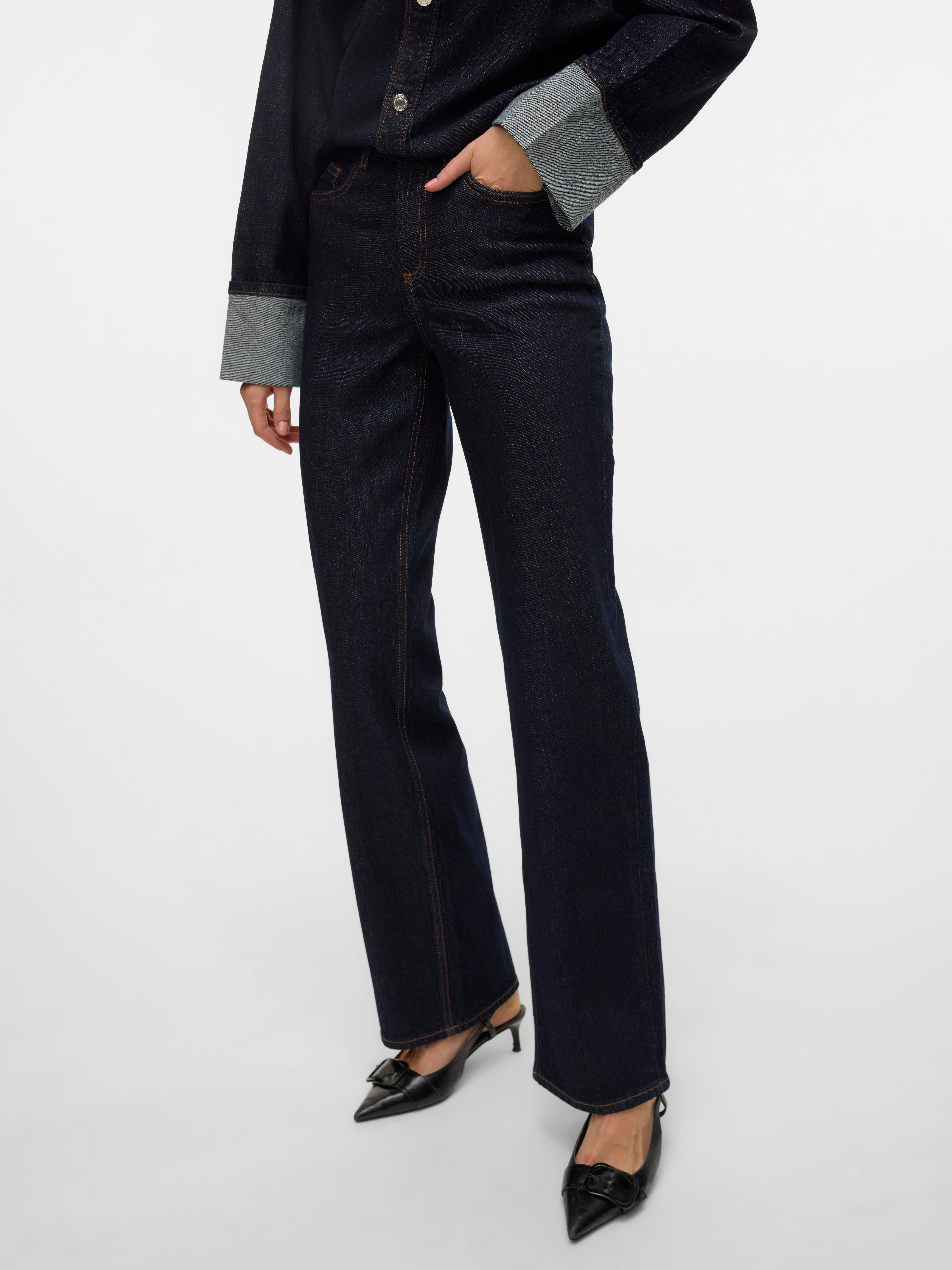 VMMELISA Mid rise Wide leg fit Jeans
