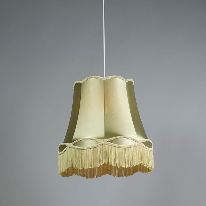 Set van 4 retro hanglampen groen 45 cm - Granny
