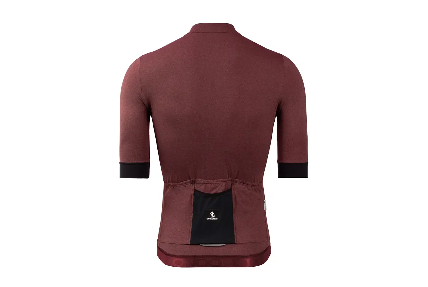 Etxeondo Ondar Fietsshirt Korte Mouwen Donkerrood Heren