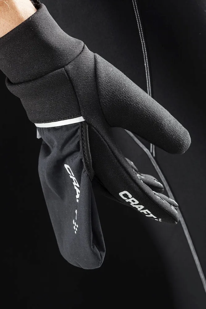 Craft Hybrid Weather Glove Black