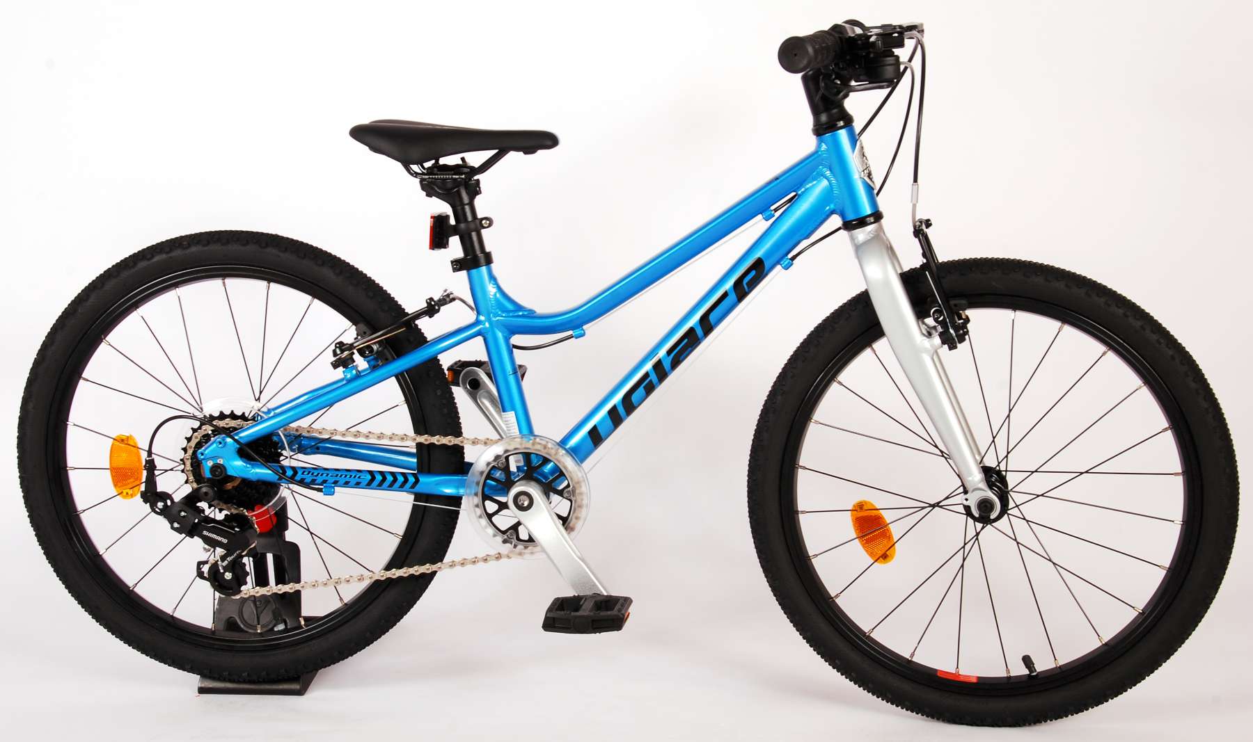 TPFSports Dynamic Kinderfahrrad - Jungen - 20 Zoll - 2 Handbremsen - 7 Gänge - Mattschwarz