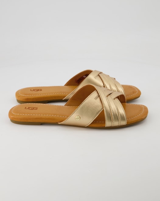 UGG Kenleigh Slide Pantoletten in Gold