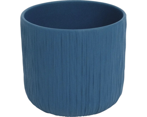 Alma bloempot Ø 27 cm H 26 cm keramiek blauw