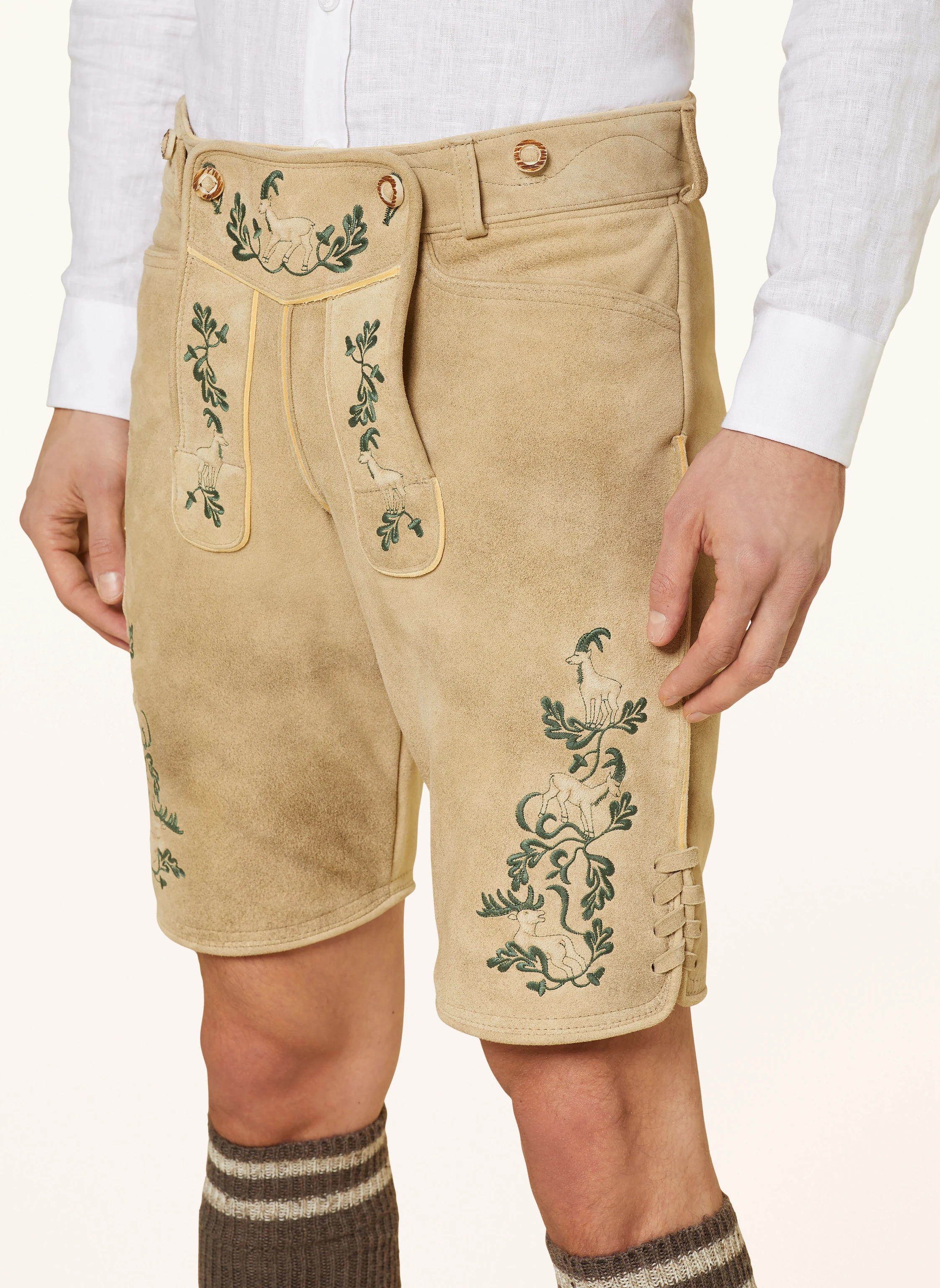 OSTARRICHI Trachten-Lederhose WILDLEBEN