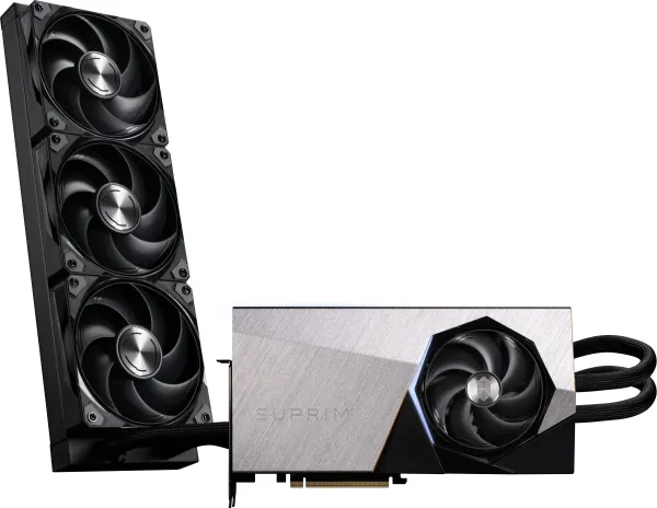 MSI GeForce RTX 5090 32G SUPRIM LIQUID SOC - Grafikkort - GeForce RTX 5090 - 32 GB GDDR7 - PCIe 5.0 x16 - 3 x DisplayPort, HDMI - boks