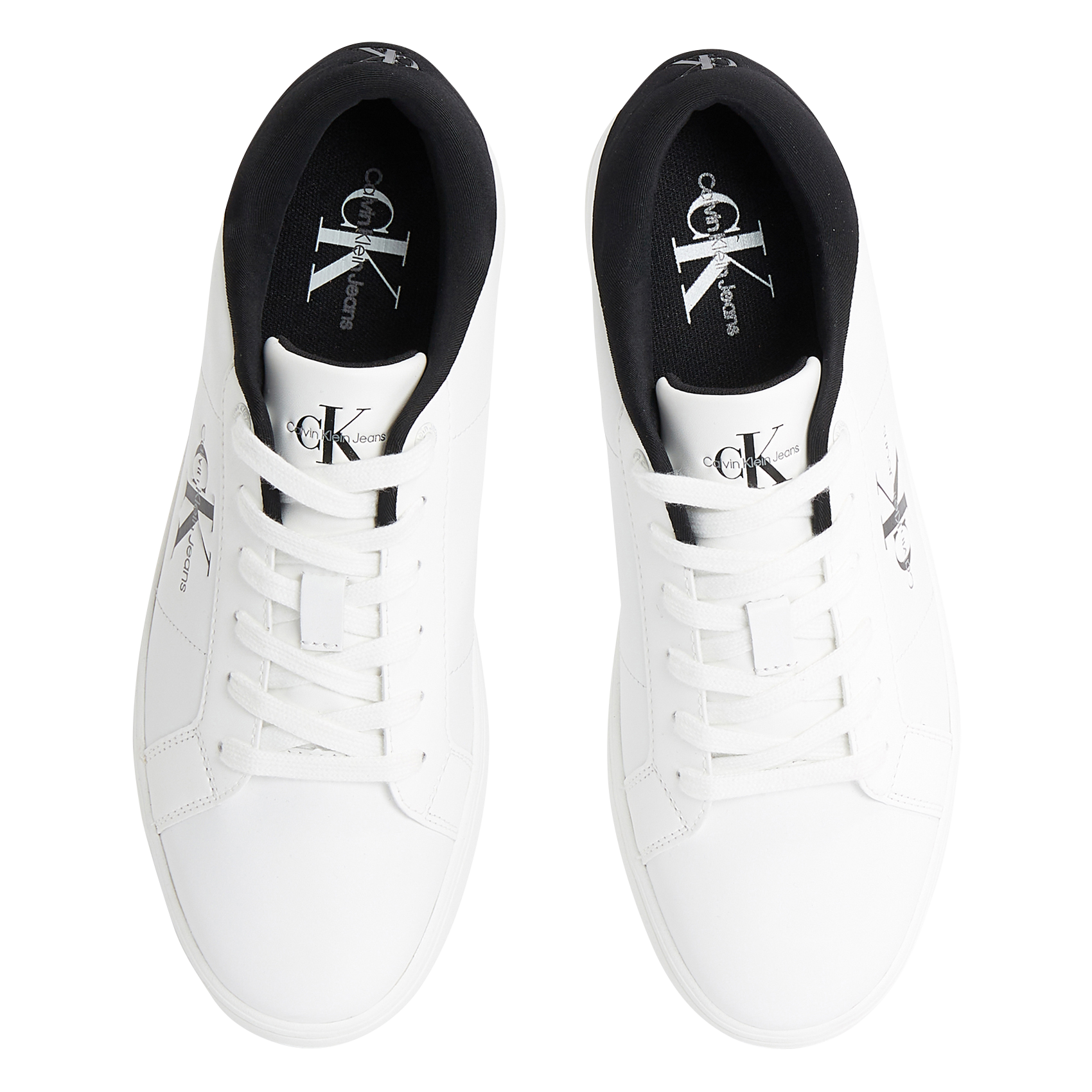 Baskets basses en cuir| Blanc