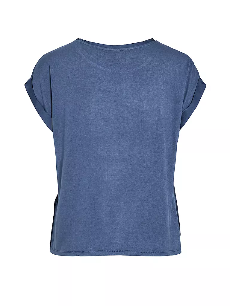 VILA Blusenshirt VIELLETTE  blau