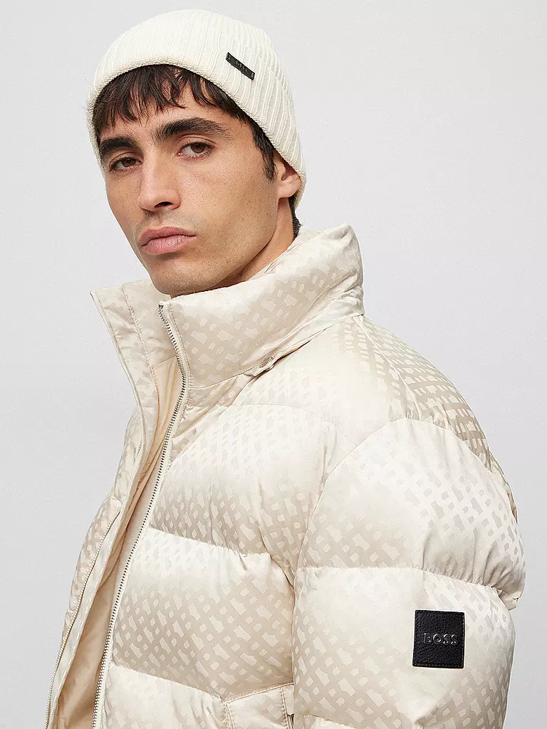 BOSS Mütze - Haube FATI creme