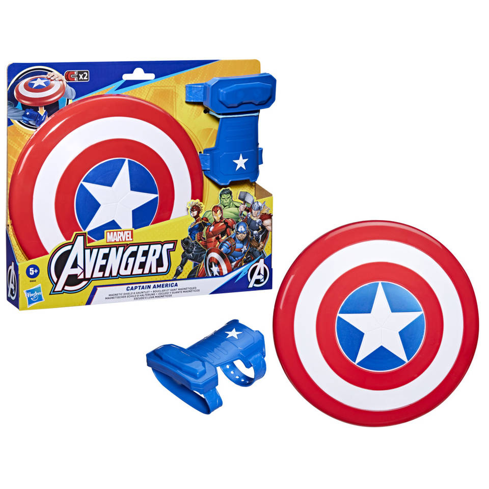 Marvel Avengers Captain America magnetisch schild en gauntlet