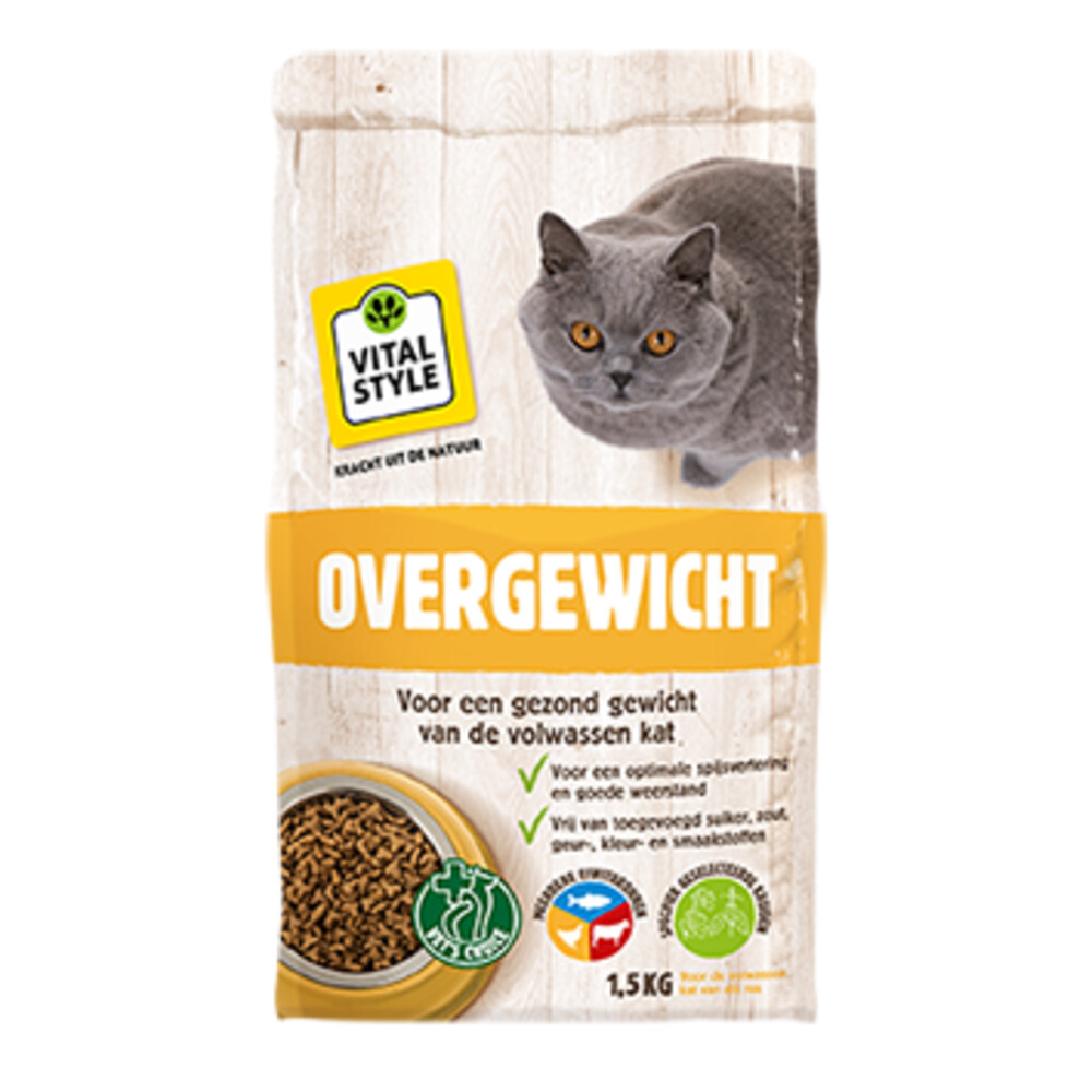 VITALstyle Kattenvoer Overgewicht 1,5 kg