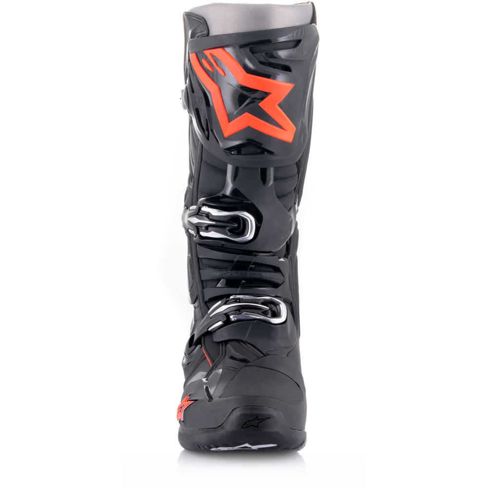 Alpinestars - Bottes Tech 10 Noir / Rouge fluo