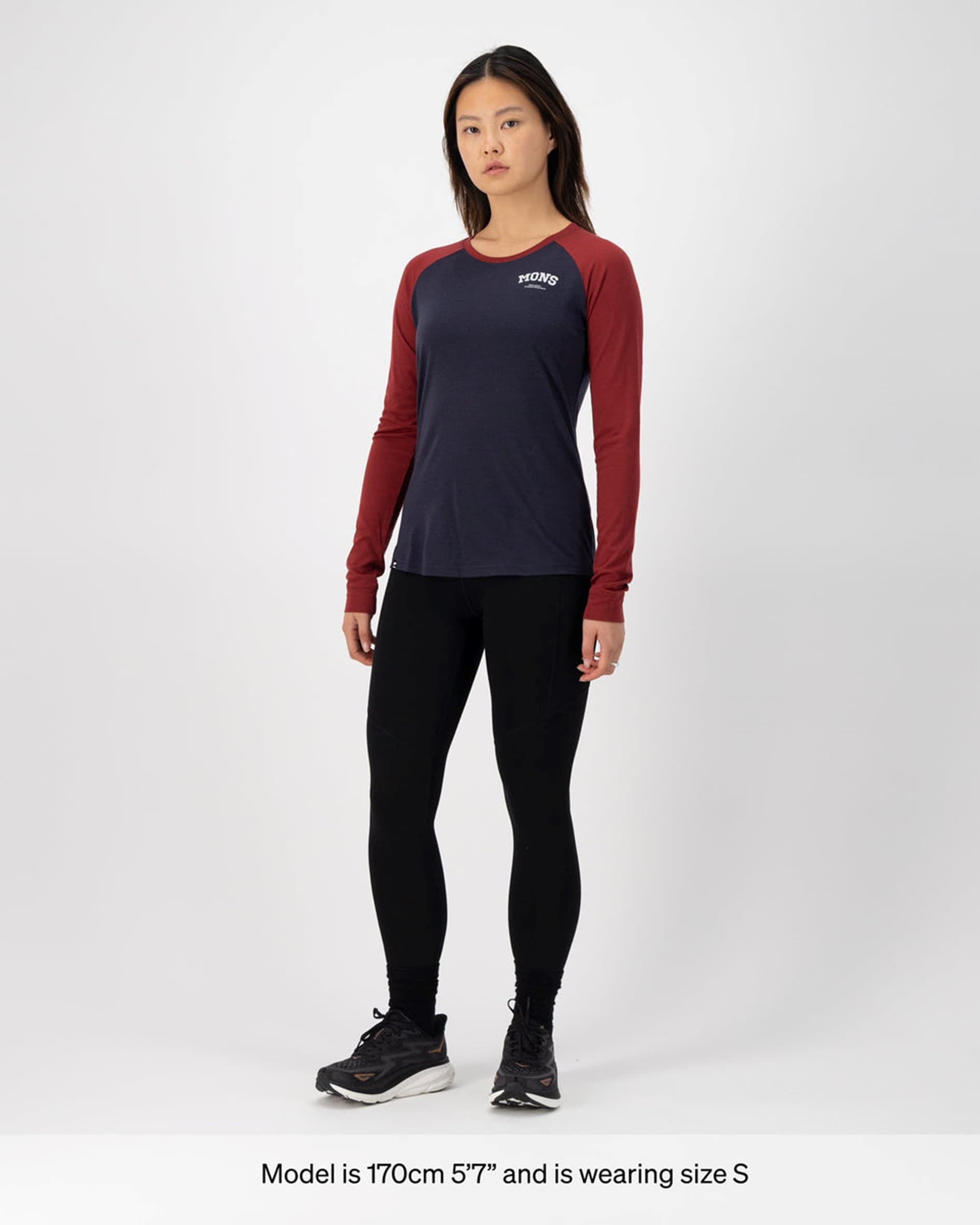 Mons Royale Icon Raglan LS, Dame<br>Perfekt hele året!