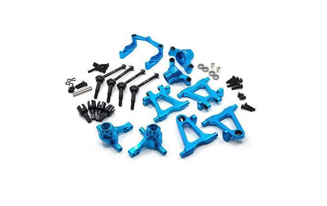Tuning Kit Aufhängung & Antriebsstrang Tamiya TT-02Aluminum Essential Conversion Kit für Tamiya TT-02