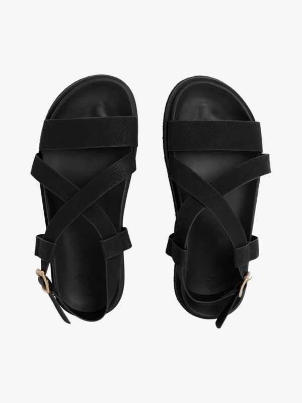 Zaho Crossed Sandales Noir Femme