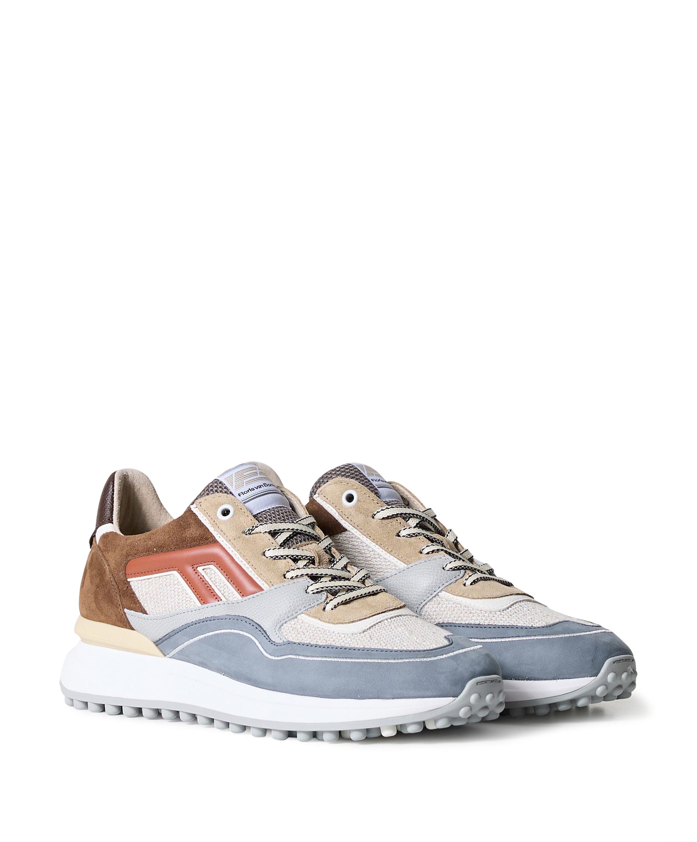 Floris van Bommel heren sneakers blauw