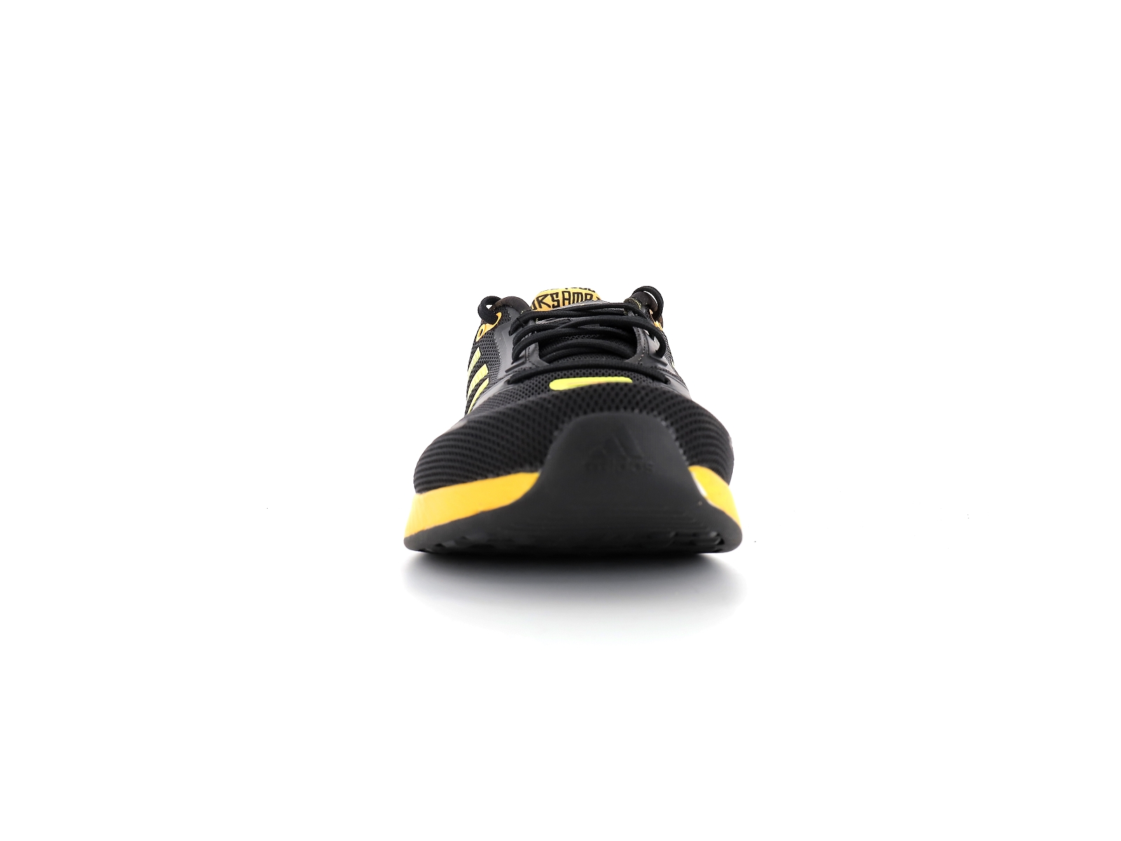 Adidas-GW3670 Synthétique Noir Jaune