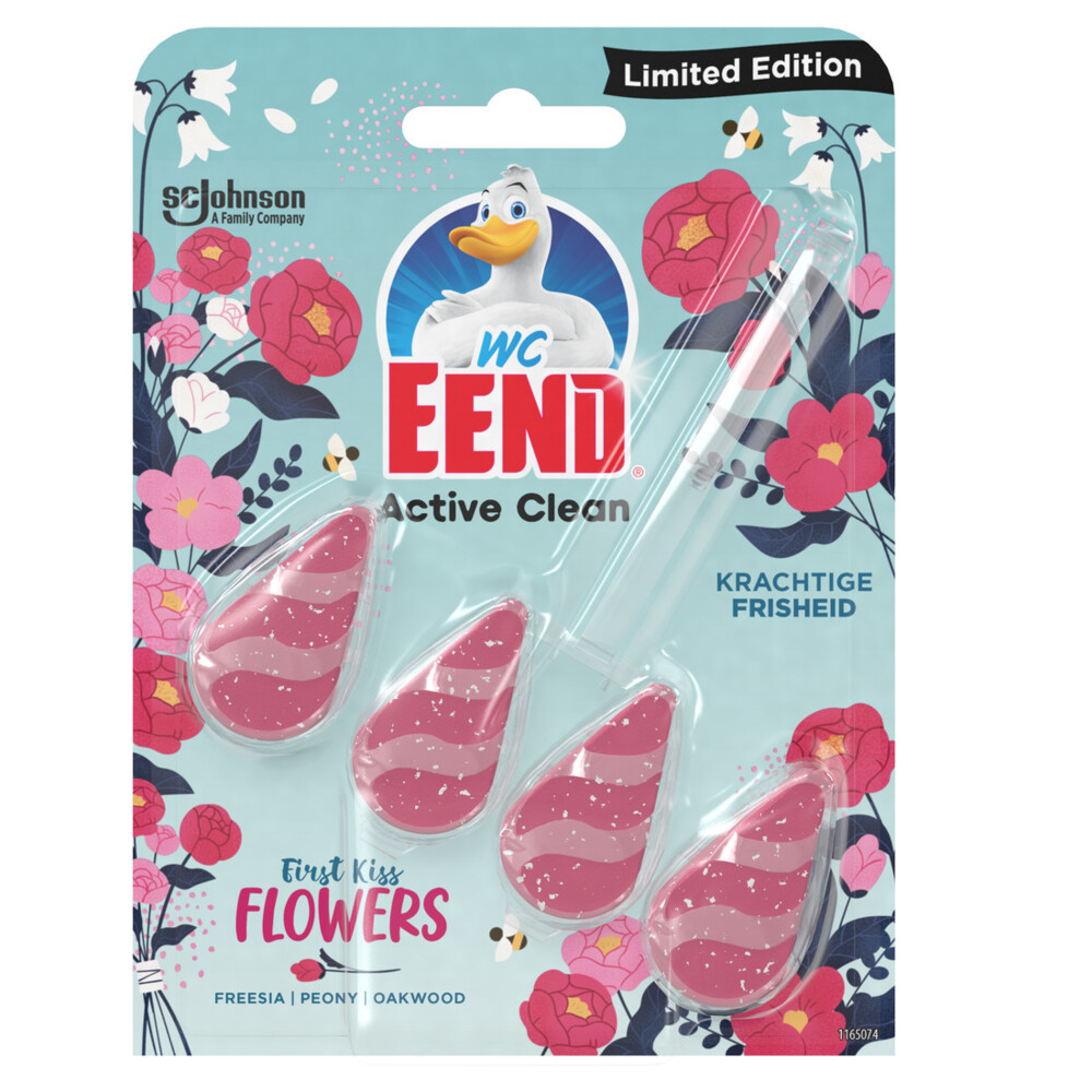 WC Eend Active Clean Toiletblok First Kiss Flowers38,6 ml
