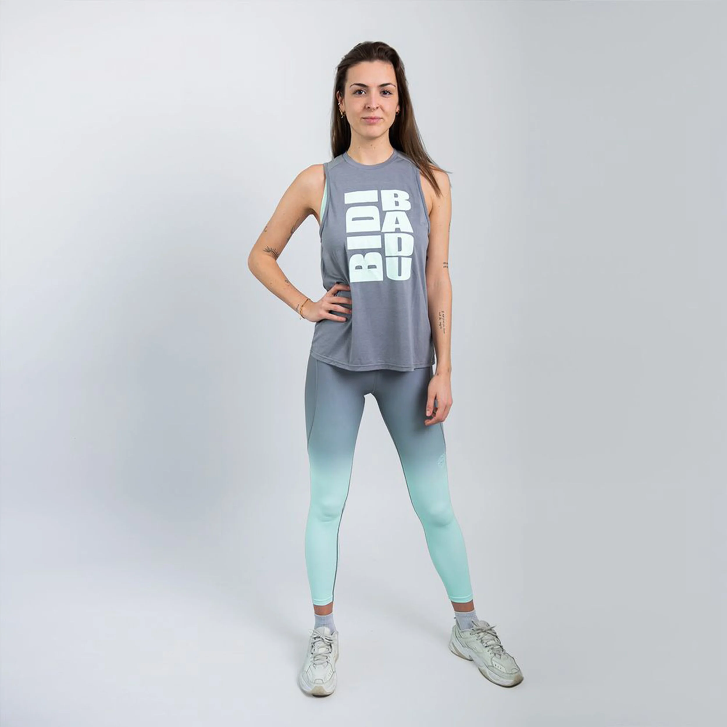 BIDI BADU Forza Crura Move Débardeur Tank Top Femmes - Gris
