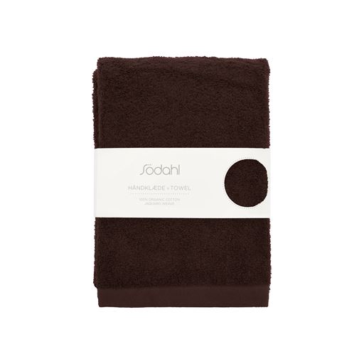 Södahl Comfort Organic Håndklæde, Coffee Brown, 70x140 cm