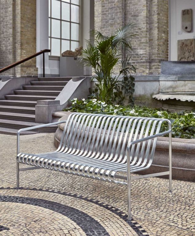 Hay Palissade Dining tuinbank Olive