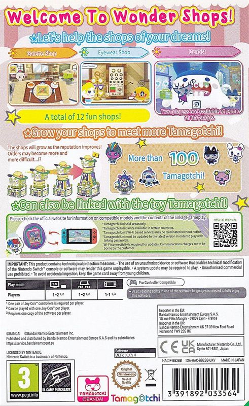 Tamagotchi Plaza - Nintendo Switch - Simulatie