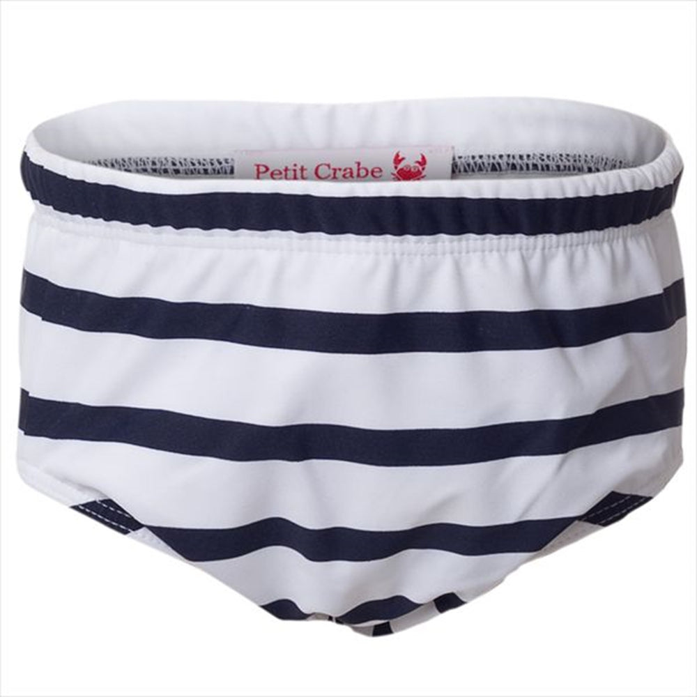 Køb Petit Crabe White/Blue Leo Badebukser