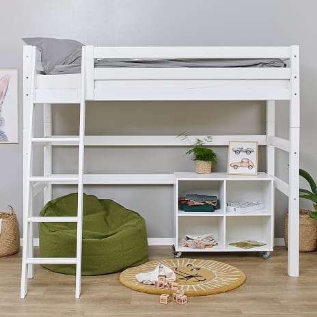 Hoppekids ECO Luxury højseng 90x200cm med skrå stige