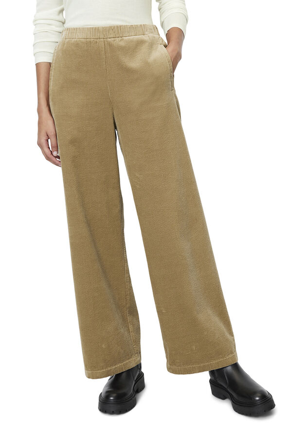 Marc O’Polo Pants, relaxed style, straight fit, Stone hearth