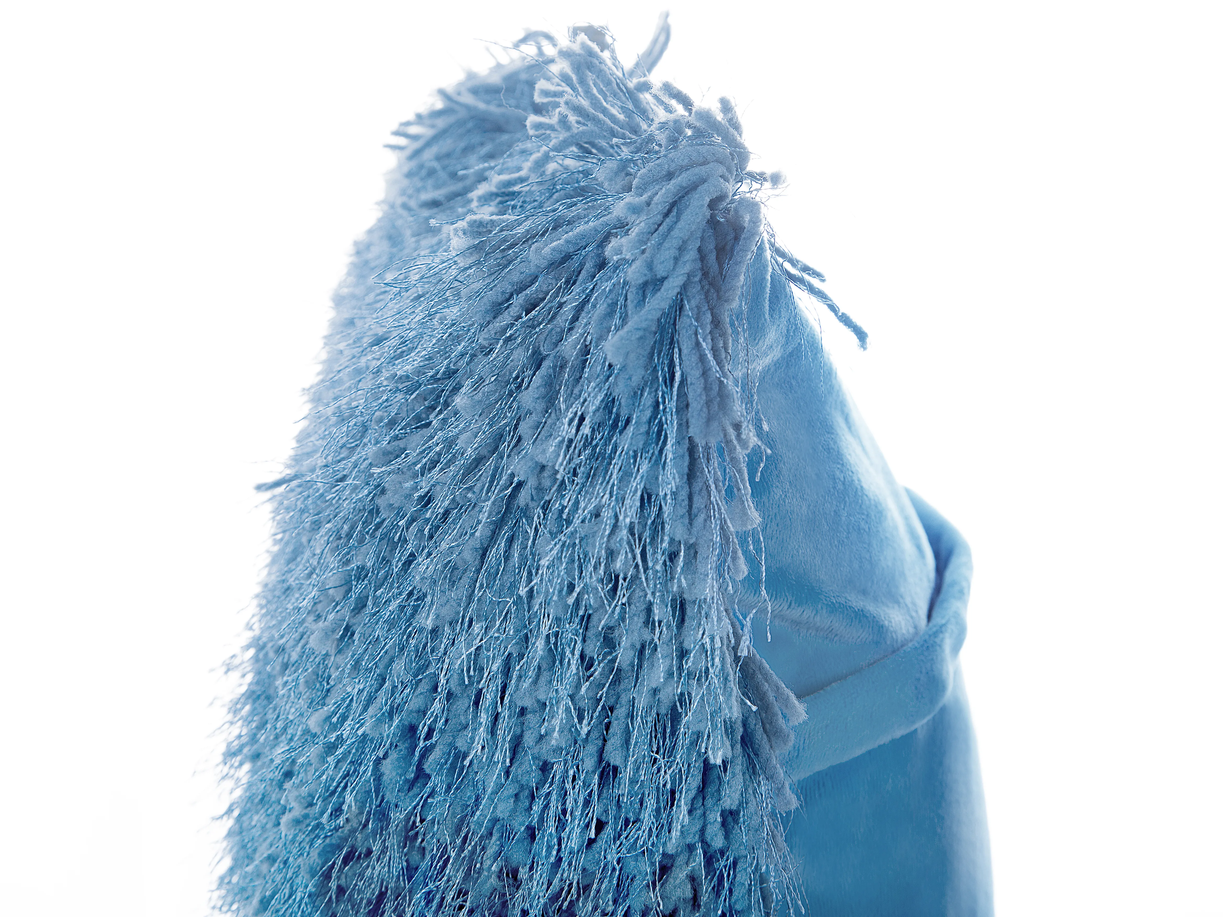 Set van 2 sierkussens CIDE 45 x 45 cm Blauw effen
