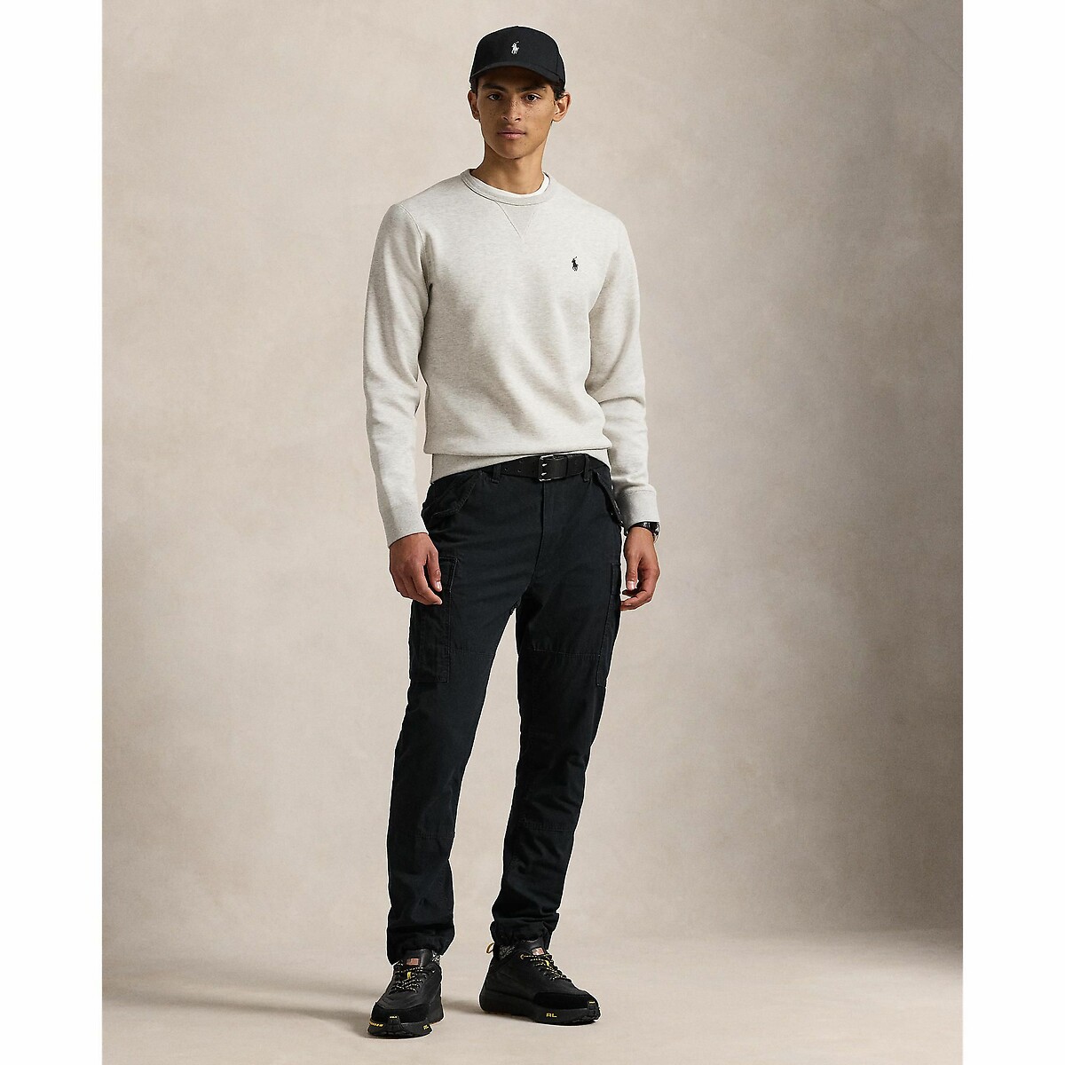 POLO RALPH LAUREN<br>Suéter de malha dupla