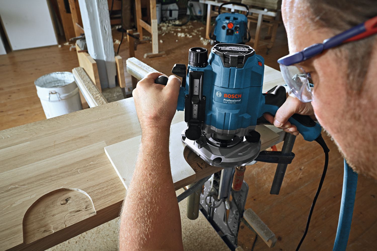 Bosch Professional GOF 1250 CE Bovenfrees 1250W in L-BOXX - 0601626001