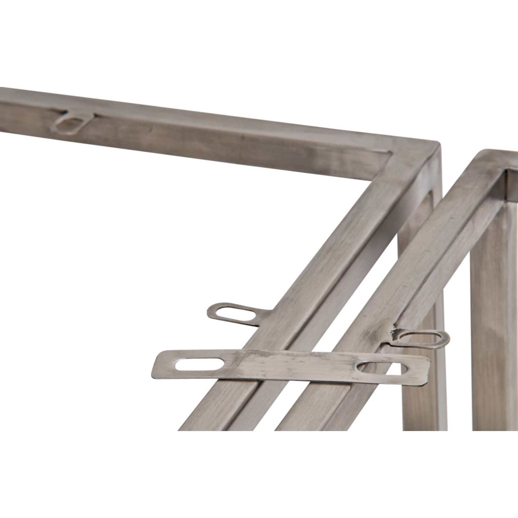 CLP Edelstahl-Sitzhocker Barci Kunstleder I Moderner Hocker Mit Hochwertiger Polsterung Und Bodenschonern I In Vielen Farben