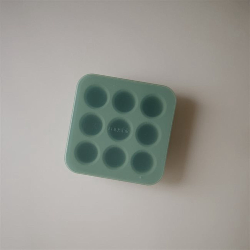 Køb Mushie Cambridge Blue Fresh Food Feeder Freezer Tray