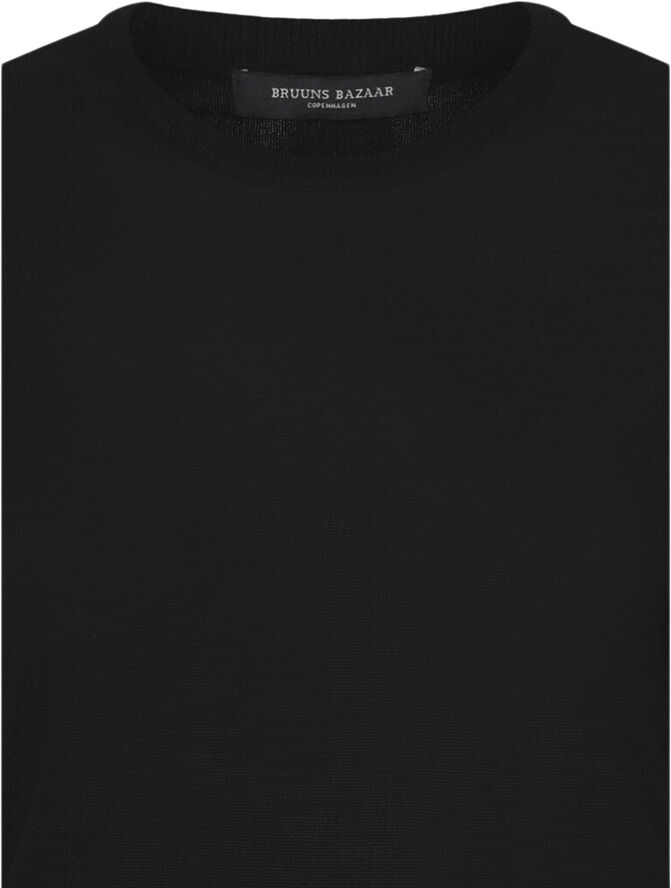 Bruuns Bazaar CharleneBBRound Neck knit Black